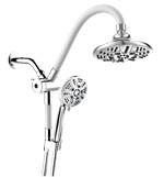 Dual Flexible Shower Arm Extensions